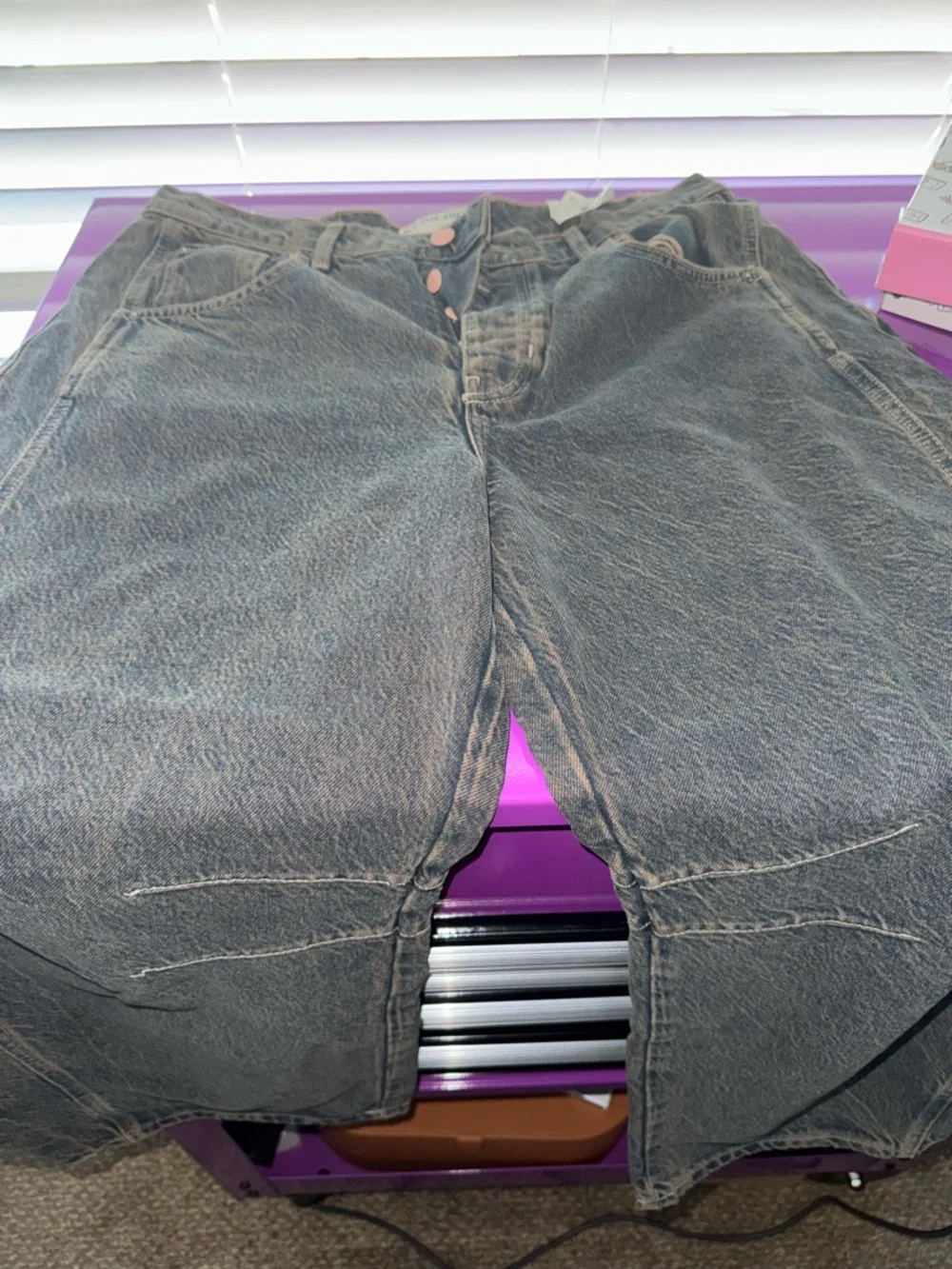 We The Free Washed Black Boyfriend Jeans - Picture 7 of 8